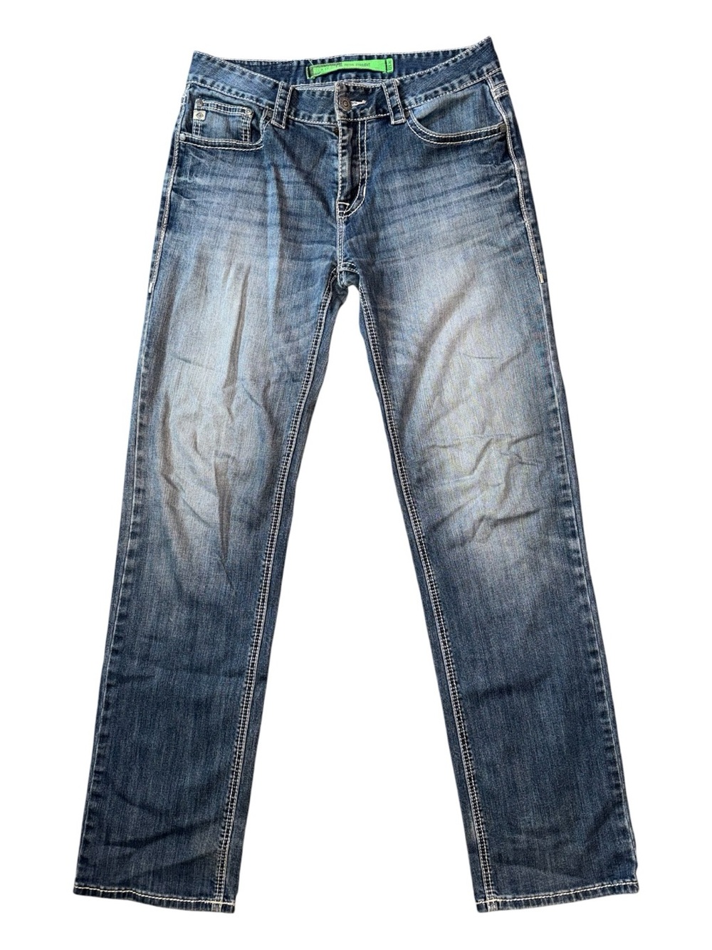 Rock & Roll Denim Men's Pistol Regular Fit Straight Leg Jeans.